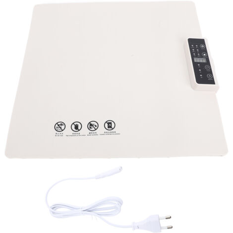 Plateau chauffant électrique enroulable sur toute la surface avec 5 réglages de température, minuterie 1H 2H 4H, chauffe-plats en silicone pour les réunions, les fêtes, utilisation quotidienne, prise 