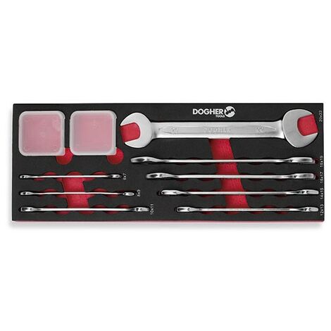 Plateau combinable avec 8 boutons doubles ouverts, 1/4  DOGHER 450-080