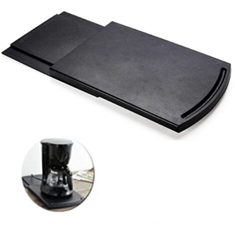 Plateau coulissant pratique pour machine à café, appareil de cuisine