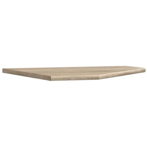Plateau d'angle 90° pour liaison bureaux – Décor chêne sonoma – Dimensions 72x72x2,2 cm – Montage facile – Fabrication Europe – Meubletmoi