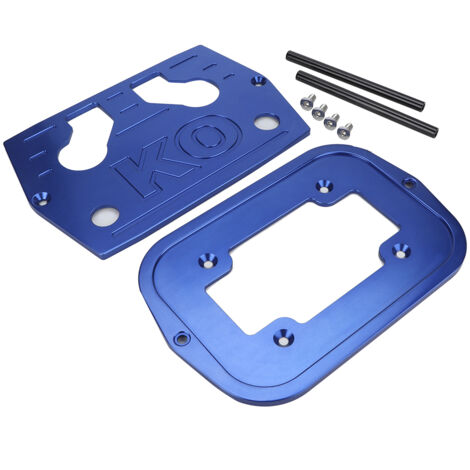 Plateau de batterie en acier inoxydable pour Optima 34/78 rouge jaune TopBlue