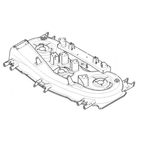 Plateau de coupe autoportée 118 cm  GGP - 382565089/0