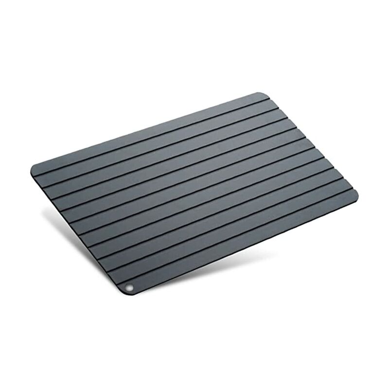 Plateau de Décongélation - Plaque Décongélation Rapide - Planche pour Viande et Dégivrage des Aliments Congelés - sans Electricité - 35,5 x 20 CM