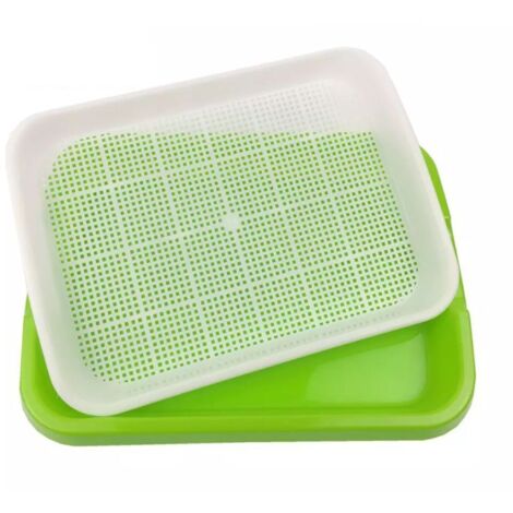 Plateau de germination de graines, Double couche, sans sol, pour Culture hydroponique, fournitures de jardin, boîte de pétri domestique