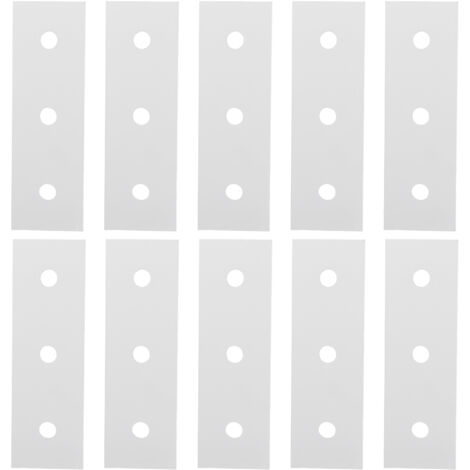 [Plateau de jonction plat] Aluminium 4040-3 trous, 10 pièces pour raccordement droit et assemblage renforcé