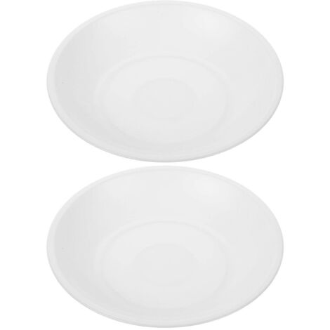 Plateau de pesée en plastique blanc pour balance de cuisine (2 pièces), plateaux alimentaires réutilisables-AquaForge