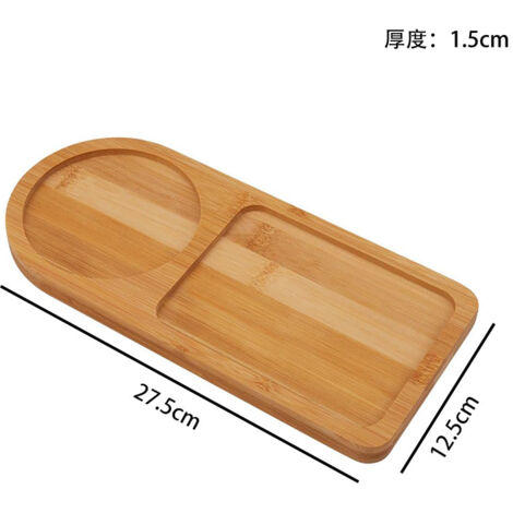 Plateau de petit déjeuner japonais compartimenté, plateau à thé de table pour pain lait, dessert et snack salon de café thé l'après-midi