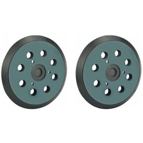 Plateau de ponçage 125mm avec 8 trous pour Makita BO5010 et DeWalt DW420, livré en 2 pièces