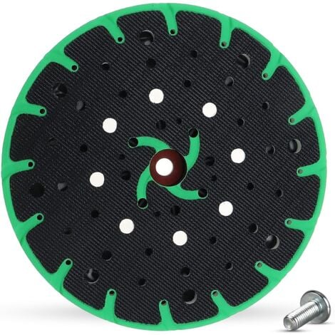 PARYOU Plateau de ponçage 150 mm, plaque de ponçage d'aspiration de poussière 150 mm compatible avec ponceuse excentrique Festool Rotex RO, ETS 150, ETS EC 150, LEX