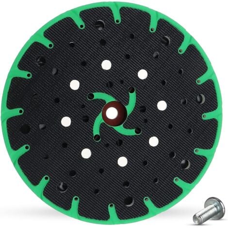 PARYOU Plateau de ponçage 150 mm, plaque de ponçage d'aspiration de poussière 150 mm compatible avec ponceuse excentrique Festool Rotex RO, ETS 150, ETS EC 150, LEX