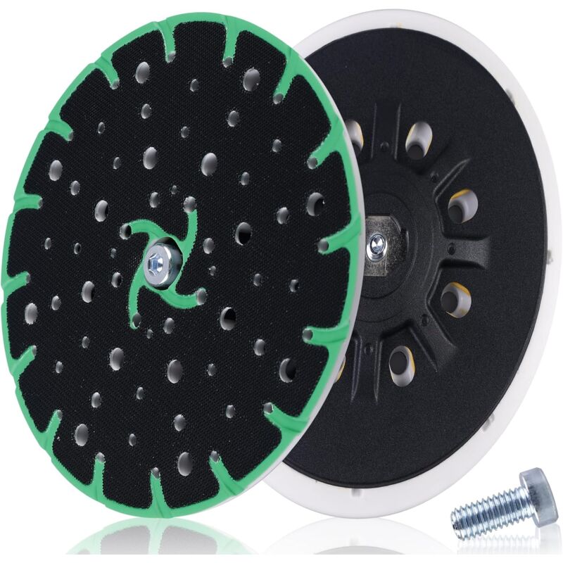 Plateau de ponçage 150 mm pour - Plaque de ponçage pour aspirateur de poussière - Accessoire de rechange compatible avec Festool Rotex RO, ETS 150,