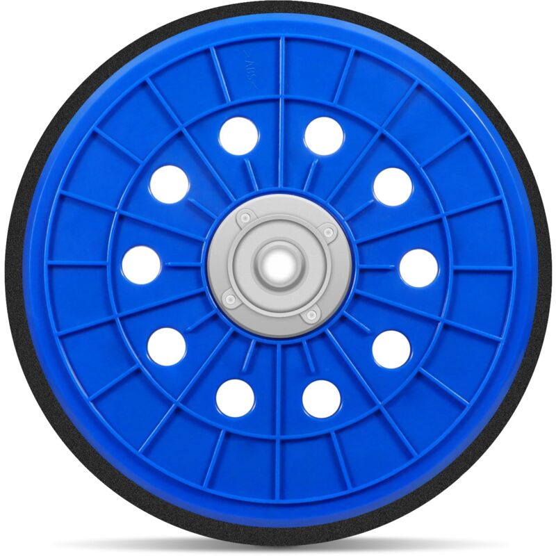 Plateau de Ponçage 225mm Plateau M14 pour Ponceuse Girafe de Plafond Ponceuse à col Long Bleu