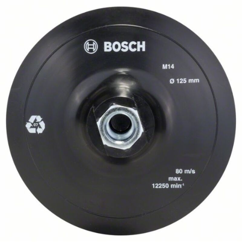 Ponceuse à plateau de ponçage avec fermeture de meuleuse 125 ø 125 Bosch 2609256272