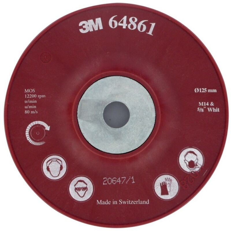 3M - Plateau Cubitron plat M14 125mm 1 pcs