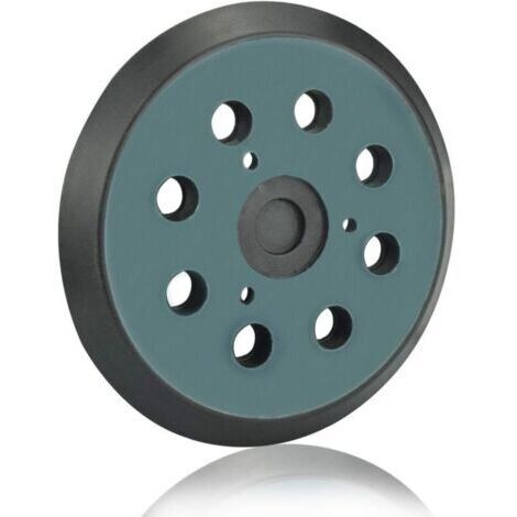 Plateau de Ponçage Makita 125mm Disques de Ponçage à 8 Trous Patin Ponceuse Makita 5 Pouces pour Makita BO 5010, 5030, 5031, 5041, DeWalt DW420, DW421, Porter Cable 390, 382, 343(Noir)