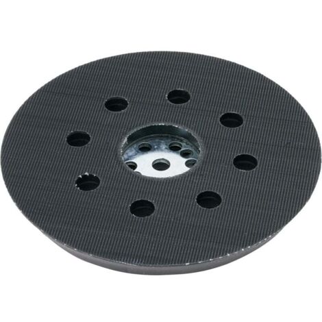 Plateau De Ponçage Mi Dur Pour Peinture Et Mastic Ø 125 Mm 8 Trous Accessoires Ponceuse Excentrique