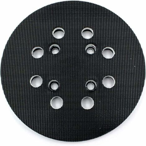 Plateau de ponçage pour Bosch (Ø 125 mm, dureté moyenne avec système accessoires pour ponceuse excentrique PEX 300/400 AE / 4000 AE / Advanced Orbit 18
