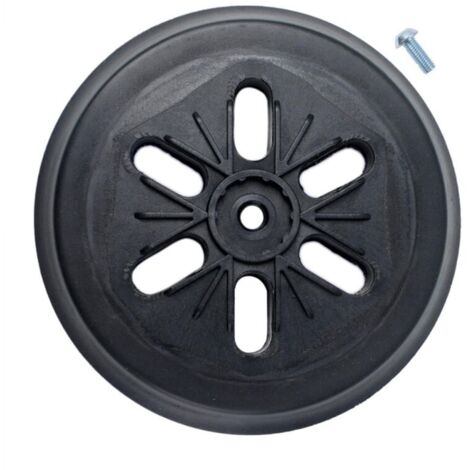 Plateau de ponçage pour ponceuse excentrique Bosch Gex 150 AC, PEX 15 AE, GEX 150 Turbo Ø 150 mm avec vis，Disque de ponçage compatible avec Bosch
