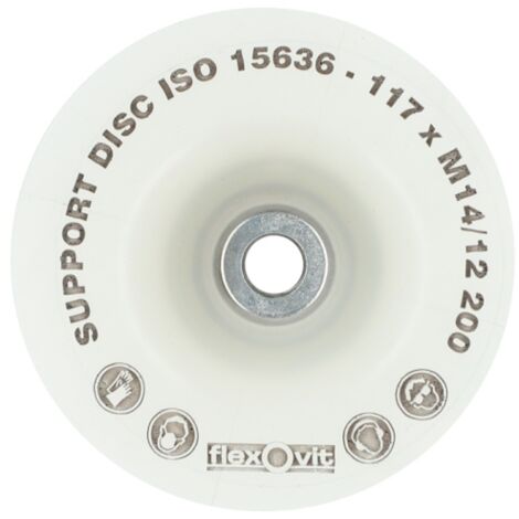 Plateau de ponçage semi-flexible - moyenne - Ø 125 mm - FLEXOVIT