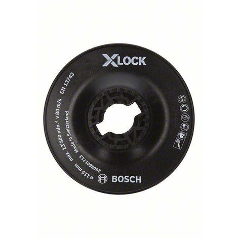 Plateau de ponçage X-LOCK, 115 mm, dur Bosch Accessories 2608601713 R328051