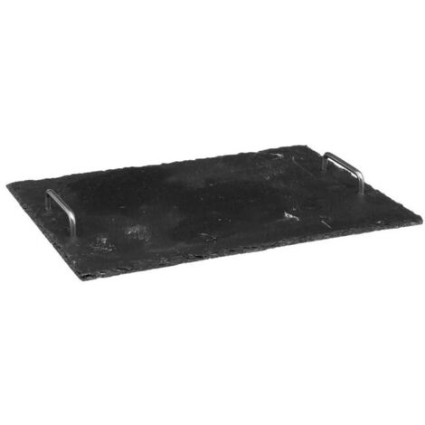 Plateau de Présentation "Ardoise" 40cm Gris