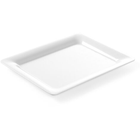 Plateau de présentation buffet pour aliments en mélamine GN1/2, hauteur 20 mm, blanc - Hendi 566015