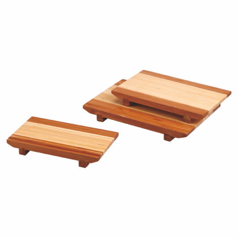 Plateau de Présentation en Bambou pour Sushi L 24 à 27 cm - Pujadas