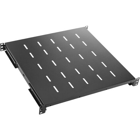 Plateau télescopique 1U pour serveur rack 19 profondeur 450mm - Cablematic