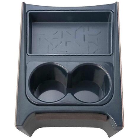 Plateau de rangement double couche pour siège auto, bleu