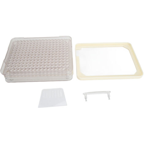 Plateau de Remplissage de Capsules 200 Trous Transparent Haute Précision en Acrylique pour Poudre Taille 00