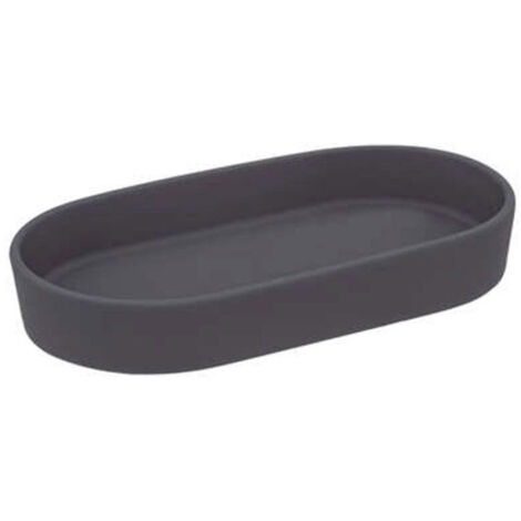 Plateau de Salle de Bain "Cocon" 19cm Gris