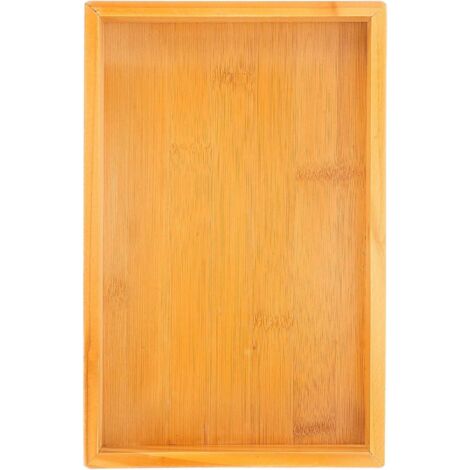 Plateau de salle de bain en bois, petit plateau décoratif pour coiffeuse