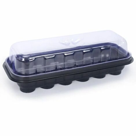Plateau de semis deux-en-un, avec 12 blocs de terreau pour semis nutritifs, coffret de semis de jardinage pour débutants,Tanètue