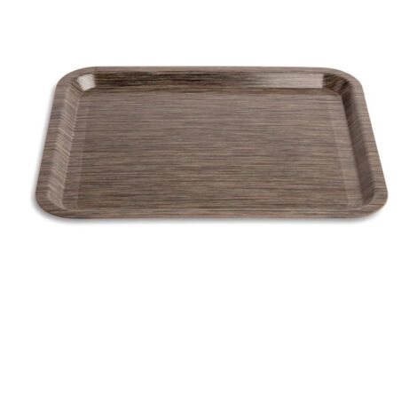Plateau de service antidérapant wengé - 6 dimensions - Mélamine - Roltex