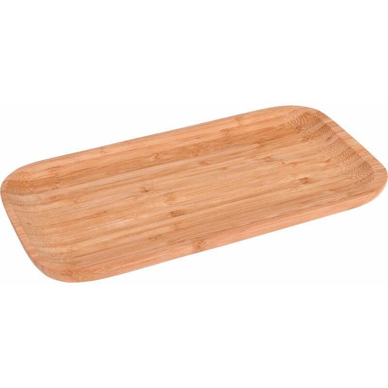 Plateau de service aux fruits, 25x13 cm, bambou