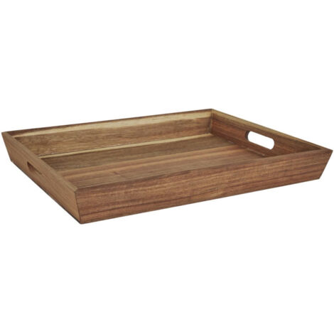 Plateau de Service en Bois "Acacia" 42cm Marron
