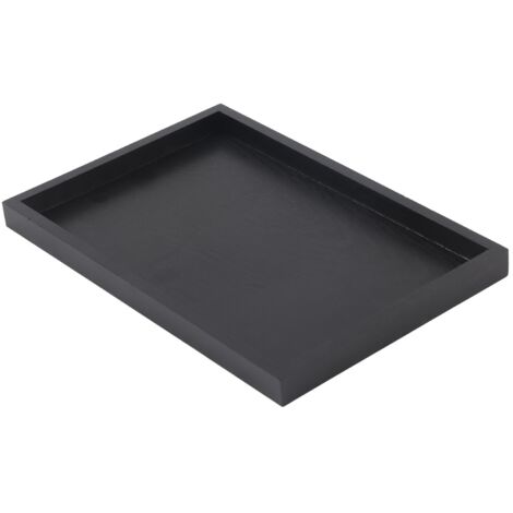 Plateau de Service en Bois Massif pour Thé Café Snacks 30x20cm Plateau Restaurant