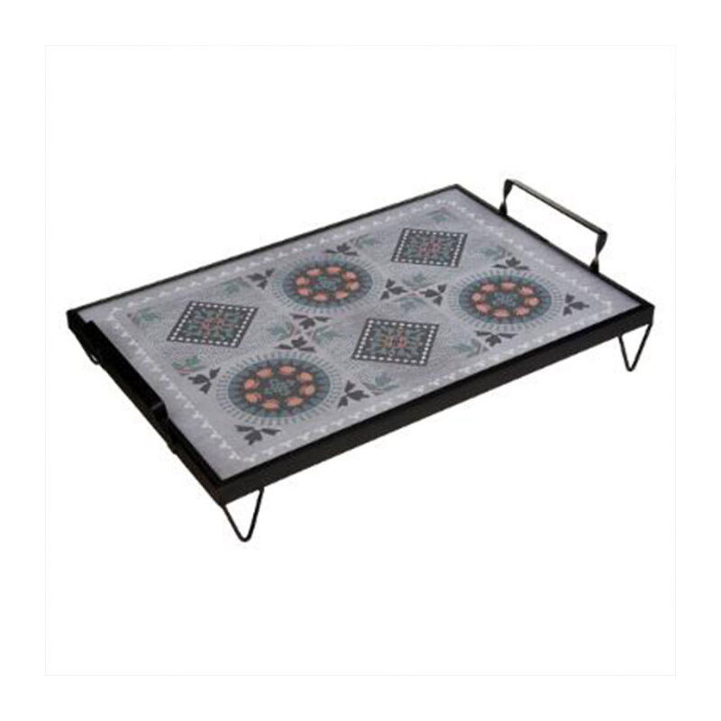 Plateau de Service 'Green House' 41cm Multicolore