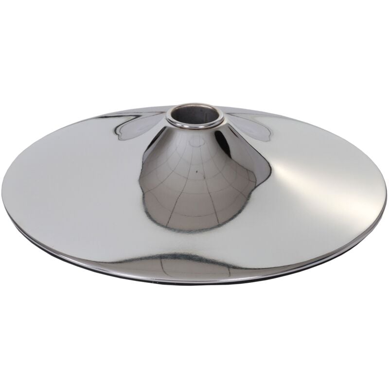 Hegele - Plateau de sol pour tabouret de bar, chaise pivotante, chaise de salle à manger, chromé, ø 41cm