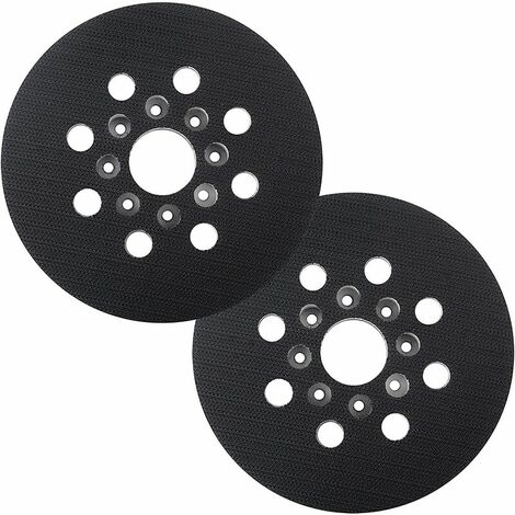 Plateau de support de 125 mm compatible avec Bosch PEX 220 A, GEX 125-1 AE, PEX 220 AE, Skil 7402/7490, 2 pièces