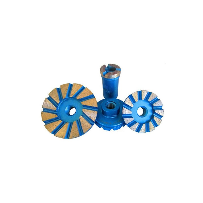 Plateau de Surfaçage Diamant Pro aria avec Diamant Turbo - d. 55 x Flasque M14 x Ht. 4,8 / 5 mm - Utilisation sur Béton, Granite, Marbre - Fabriqué