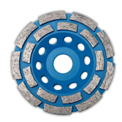 Plateau de surfaçage diamanté 125 x Al. 22,23 x Ht. 4,8 / 5 mm béton, matériaux de construction
