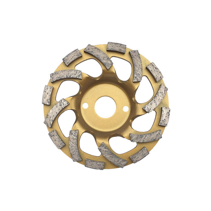 Plateau de Surfaçage Diamanté Hautes Performances - d. 125 mm - Al. 22,23 mm - Ht. 6 mm - 16 Segments - Utilisation pour Béton et Granite - Diamwood