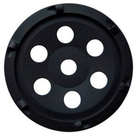 Plateau de surfaçage PCD BIG BLACK GRINDER D.150 x Al. 19 mm x 6 PKD 3,8 mm Spécial HILTI - Epoxy, peinture - Diamwood