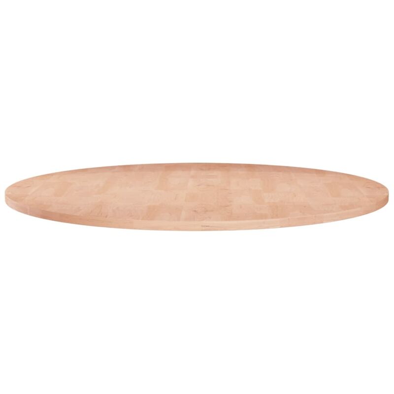 Plateau et Dessus de table rond Ø70x1,5 cm Bois de chêne massif non traité 52844