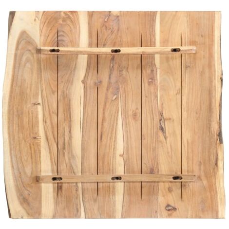 Plateau de table Design Moderne, Dessus de table de salle à manger, Bois d'acacia massif 58x(50-60)x3,8 cm OIB6011E