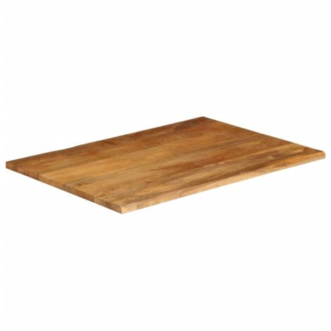 Plateau De Table  Dessus de table  Dessus de bureau à bord vivant 110x80x3,8cm bois massif manguier CFW12984
