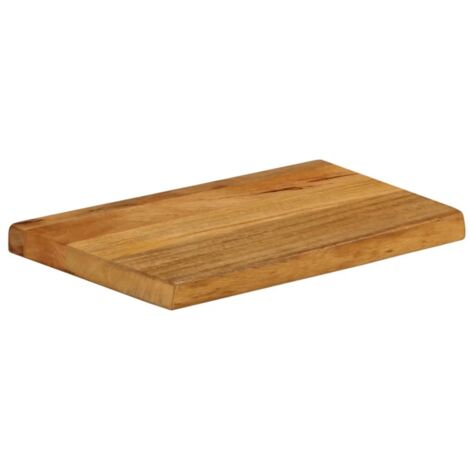 Plateau De Table  Dessus de table  Dessus de bureau à bord vivant 40x30x3,8 cm bois massif manguier CFW65541