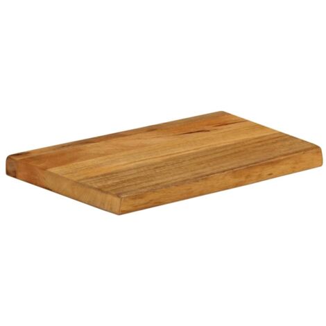 Plateau De Table  Dessus de table  Dessus de bureau à bord vivant 60x30x3,8 cm bois massif manguier CFW97965