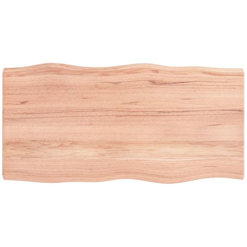Plateau De Table Dessus de table Moderne bois chêne massif traité bordure assortie 36375